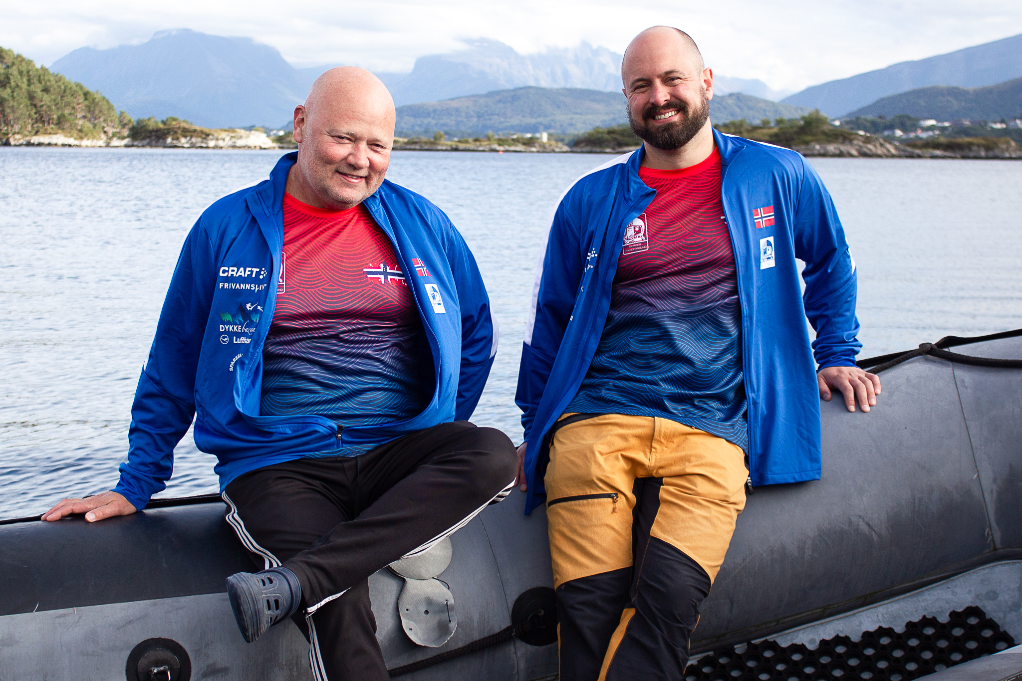 Kim André Sund og Tore Vidar Knutsmoen skal representere Norge under EM i undervannsfoto 2022 på Maderia. Foto: Thea Langkaas/Norges Dykkeforbund