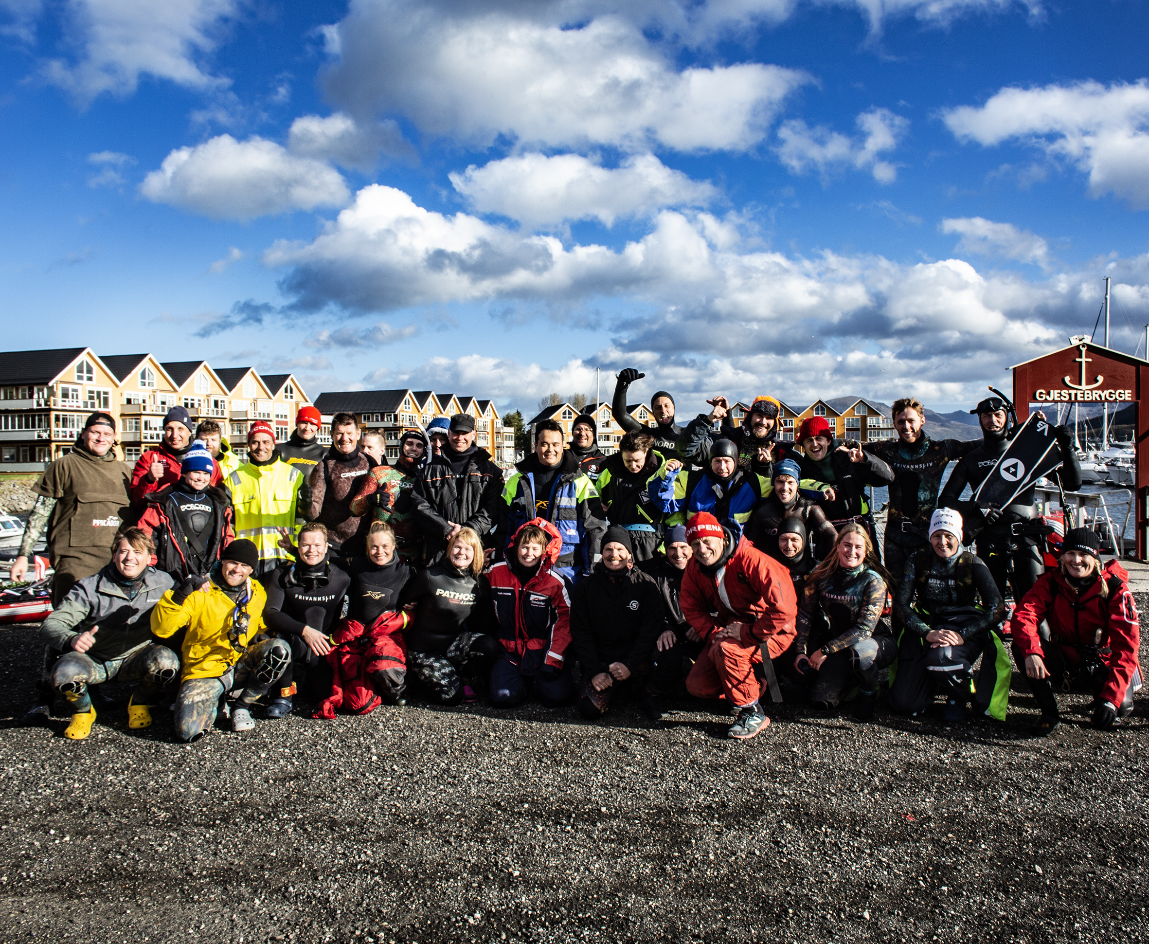 All the Nordic Championship athletes. Photo: Matti Pyykkö