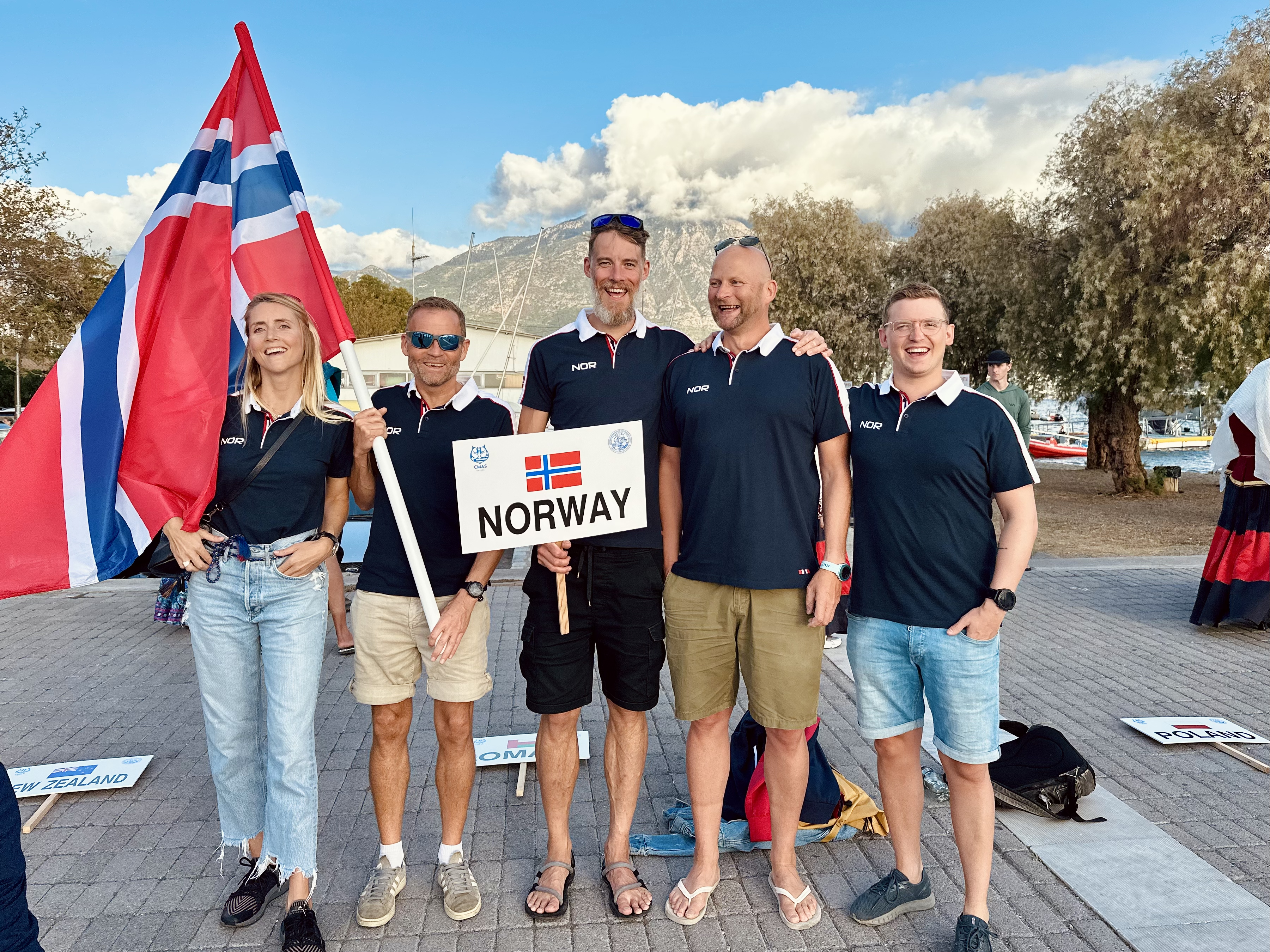 lagfoto norske troppen VM, Apnea 2024